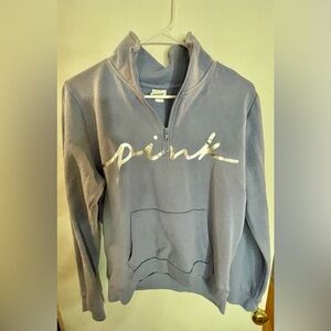 PINK by Victoria Secrets half zip sweat shirt